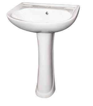 LAVABO AVEC COLONNE 550x480x830mm HPB-CH363