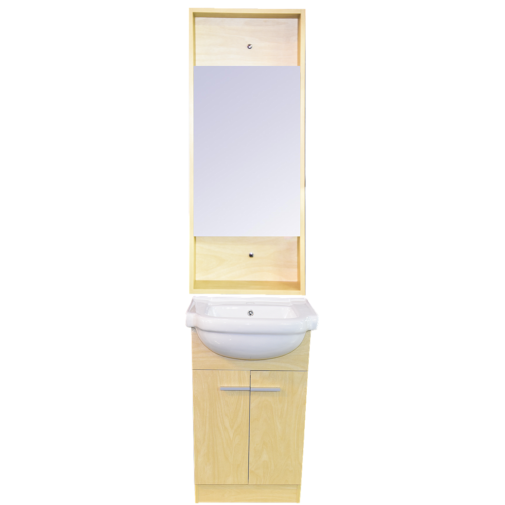 LAVABO MEUBLE + MIROIR (3ELMTS)   50 x 45 x 80 cm 1010301060