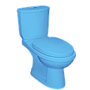WC ANGLAISE COMPLET D/P DF102P HOR BLEU AQUA