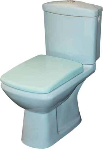 WC ANGLAISE COMPLET D/P DF132S VERTI BLEU HLD AQUA