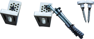Fixation pour WC en L (14 PCES); 2091508001 Prix NET