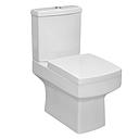 WC ANGLAISE COMPLET D/P DF155B  P HOR WHITE AQUA
