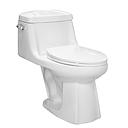 WC  MONOBLOC BLANC VERTICALE DL105HS AQUA  SANS  ABATTANT