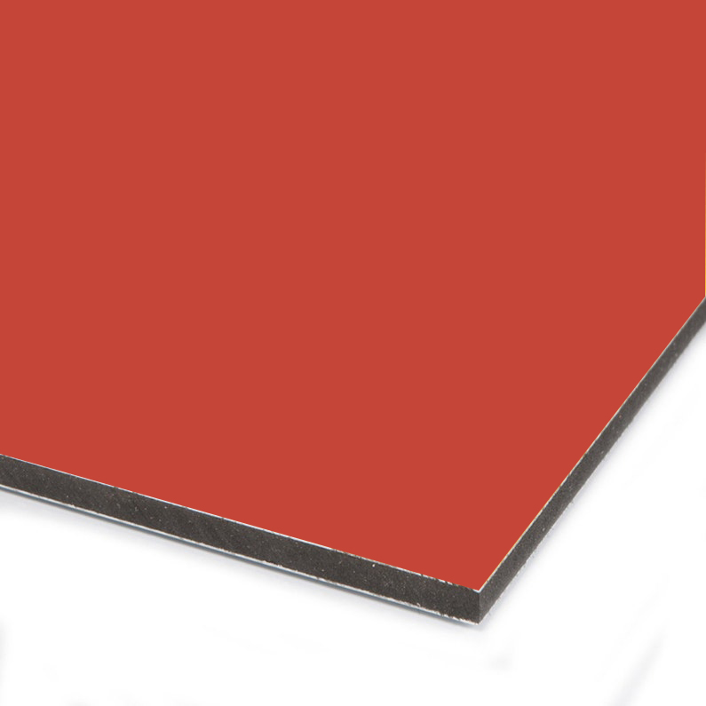 PANNEAU COMPOSITE ALU ALUCOBOND (L)5800 x (W)1220 x (T)4.0 mm   ROUGE 2080305013