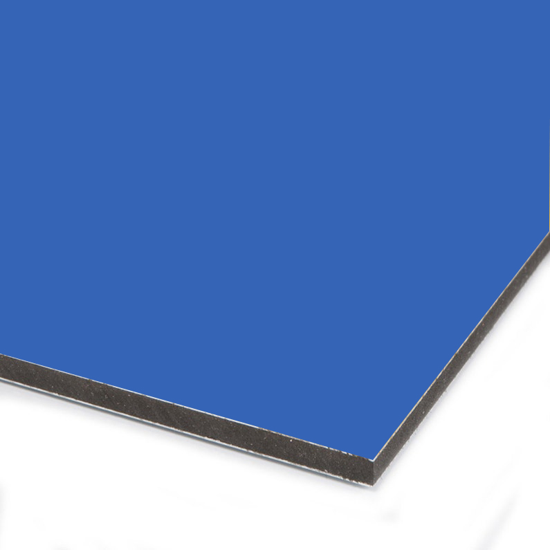 PANNEAU COMPOSITE ALU ALUCOBOND  (L)2440 x (W)1220 x (T)5.0 mm  BLEU 2080305001
