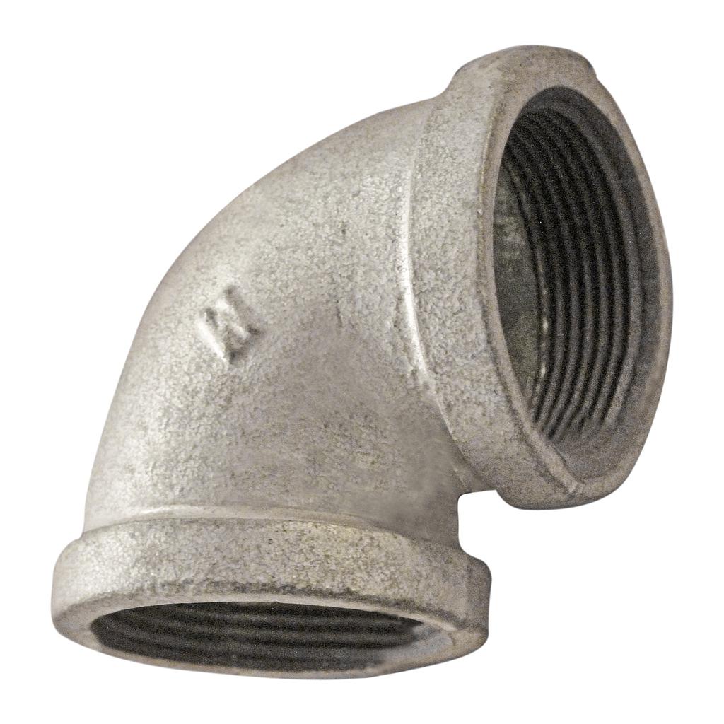 COUDE GALVA 90° 1 1/2" F/F Ø50 2110201054