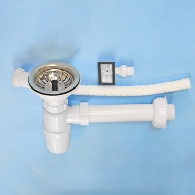 Siphon evier simple bac avec trop plein ø90MM 2110410116