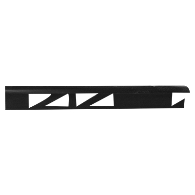 BAGUETTE D ANGLE PVC NOIR 8MM 2.4m SC10