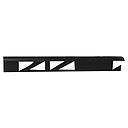 BAGUETTE D ANGLE PVC NOIR 8MM 2.4m SC10