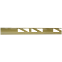 BAGUETTE D ANGLE PVC BEIGE 8MM 2.4m SC02