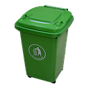 POUBELLE  PLASTIQUE   50L