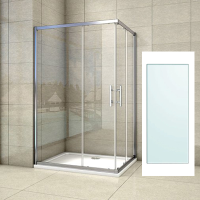 RECHANGE PORTE VITRE CABINE DE DOUCHE RECT UNI 120x80x185cm PETIT 1010101077