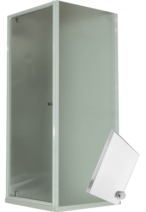RECHANGE PORTE VITRE CABINE DE DOUCHE  90x90x210cm 1010101081