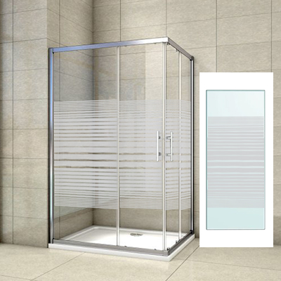 RECHANGE PORTE VITRE CABINE DE DOUCHE RECT RAYURE 120x80x185cm  PETIT 1010101078