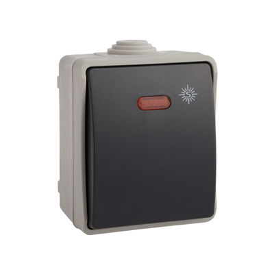 POUSSOIR LUMINEUX 10 AX 55 X65X80 3320IL-FR SOLERA (DSTK) (-40%)