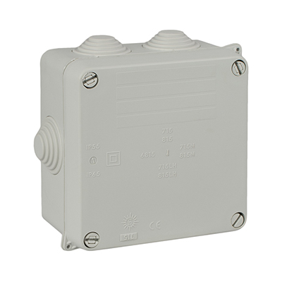 BOITE ETANCHE IP55 100X100X55 7GRAD Y715FR SOLERA