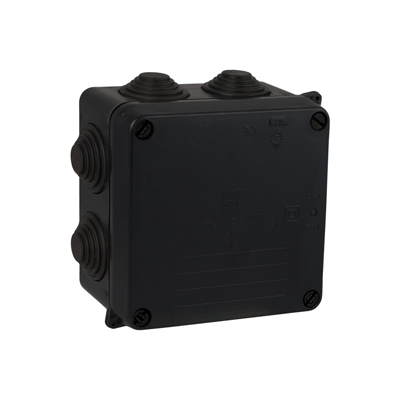 BOITE ETANCHE NOIR IP55 100X100X55  715N-FR SOLERA