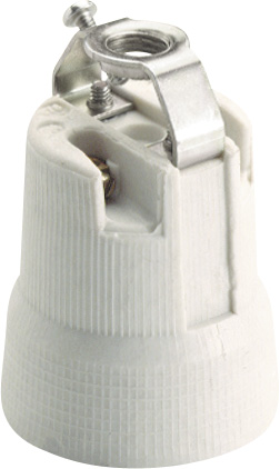 DOUILLE E 27 4A 250V CERAM CLOCHE 678B-FR SOLERA