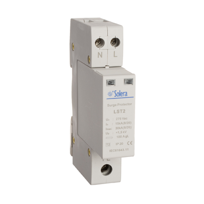 PROTECT PARAFOUDRES 1P+N 1MOD 230/400 30KVAMAX LST2FR SOLERA
