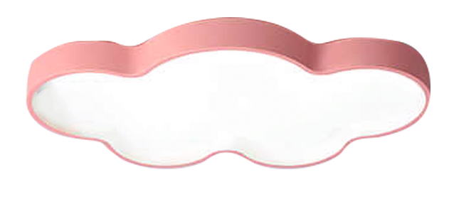 PLAFONNIER 3 COULEUR ROSE 50*35cm  6447