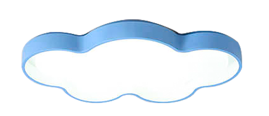 PLAFONNIER 3 COULEUR BLEU 50*35 MM  6447
