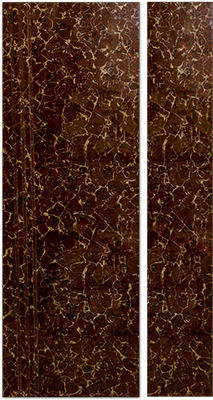 MARCHE 1000X330 red pulati CONTRE 1000X170 red pulati PAIR (ZLTL)