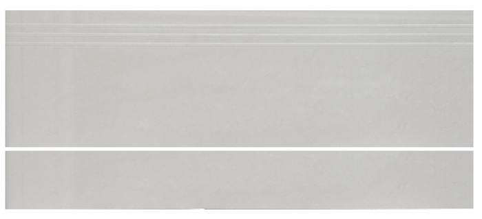 ESCALIER M 1000X300MM C 1000X170MM white Crystal Doubel loading