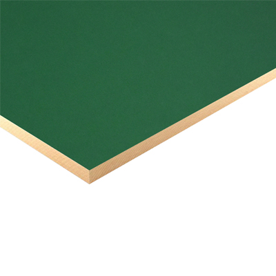 Melamine double face 1220 x 2440 x 18 mm color No 6055 green smooth surface E2 glue 1070600171