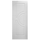 PORTE MDF BLANC 2010x800x40mm 3PANNEL JHK-014  12,7 KG