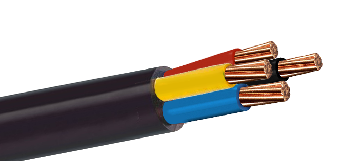CABLE 1KV 4C 16MM2  (Cl2) XLPE/PVC NOIRE IEC 60502-1 /M DUCAB