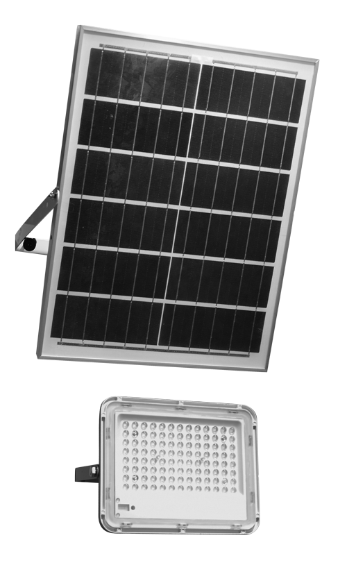 PROJECTEUR SOLAIRE LED +COMMANDE 200 W, 950LM  6 V 18 W,  3.2 V 6000 K IP65 CE 1050203663