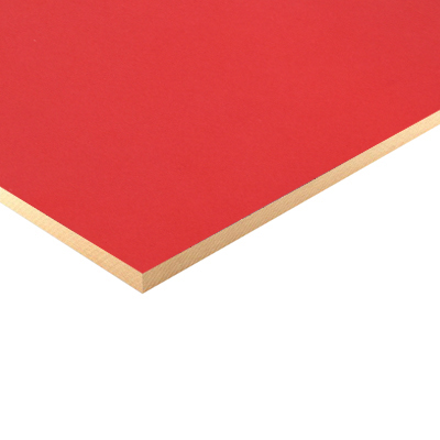 PLAQUE MDF  DOUBLE FACE  1220 x 2440 x 18 mm ROUGE 1070600177