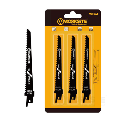 Lame de scie pour bois 3Pcs Worksite WTR6T
