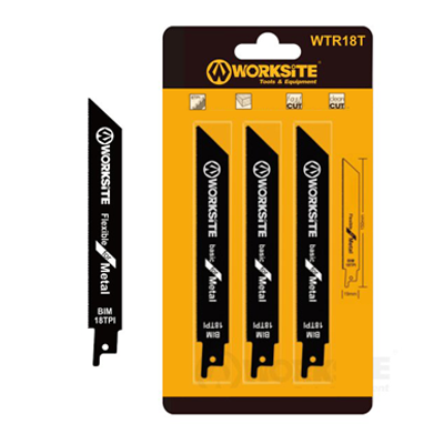 LAME DE SCIE POUR METAL 3Pcs WORKSITE WTR18T