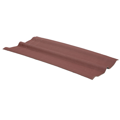 Faitiere pour tole bitumee rouge 1000X500X3MM (Turquie)