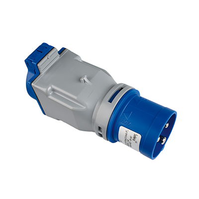 ADAPTATEUR  CARAVANE INDUST MALE EN FEMELLE  2P+T IP44 904012FR SOLERA