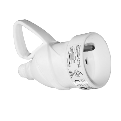 FICHE FEMELLE BLANCHE 16A  250V 2P+T(FR) 3680W MAX 5019AF SOLERA