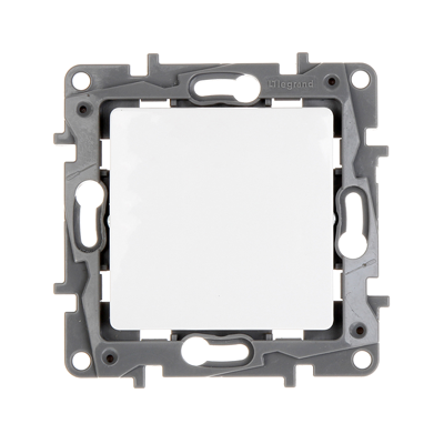 NILOE ECO INTERRUPTEUR SIMPLE ALLUMAGE 10A BLANC 764500