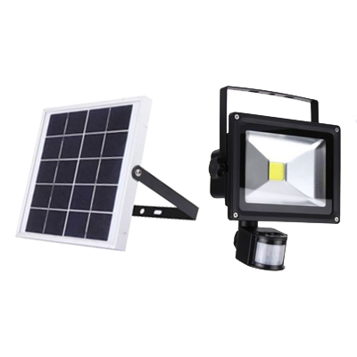 PROJECTEUR LED SOLAIRE AVEC DETECTEUR CE  20W 6000K 350LM 5 V 5W  IP65 1050203669