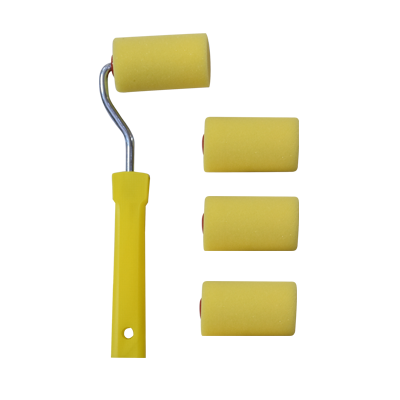 KIT ROULEAU A PEINDRE AVEC 3 RECHANGE  LOT MINI ROULEAU MOUSSE  GO ON N6013 (FRANCE)