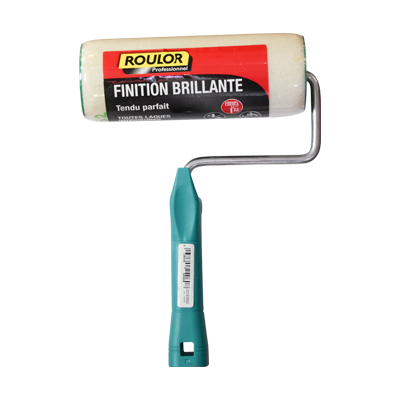 ROULEAU A PEINDRE A GOUTE  MONTURE + MANCHON FINITION BRILLANTE PRO 033062/02460 (FRANCE)