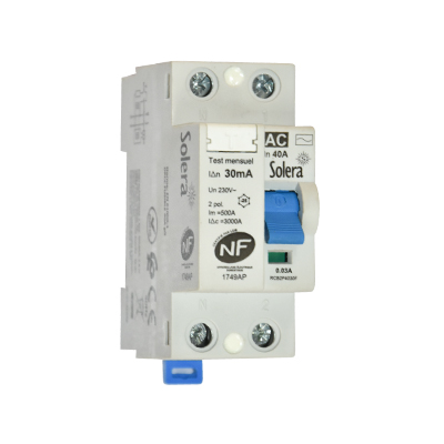 DISJONCT.DIFFERENT.2P 40A 2MOD RCB2P4030F SOLERA