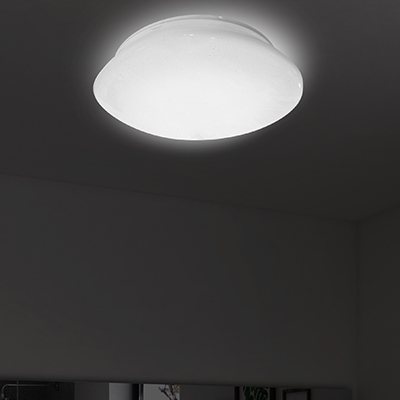 PLAFONNIER ROND LED WHITE  54 W, 6000 K. AC 110-265 V/50 Hz,4050 lm,  30000h Ø400 x H.95 mm  IP 20 REF D11050203690