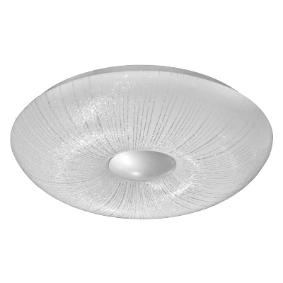 PLAFONNIER ROND LED White+chrome 54 W, 6000 K.AC 110-265 V/50 Hz,4050 lm,  Ø400 x H.80 mm Ref. E1. IP 20 1050203691