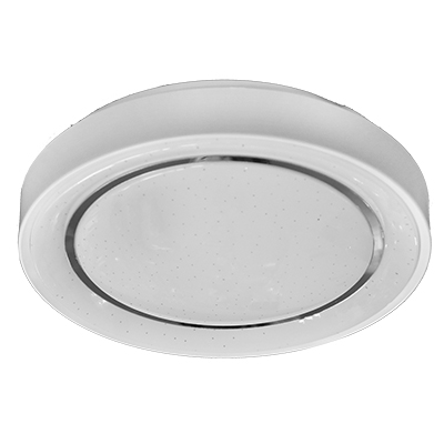 PLAFONNIER ROND LED White+chrome  54 W 6000K 3600lm  AC110-265V/50hZ Ø400xH.80mm IP20  1050203696