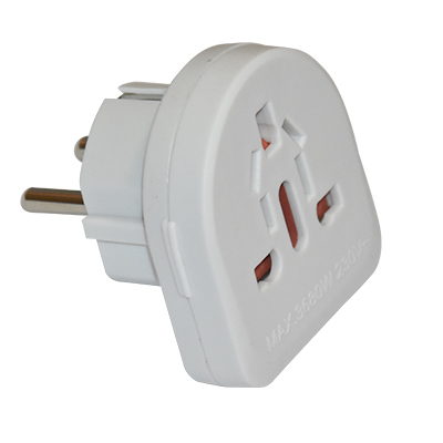 PRISE ADAPTEUR UNIVERSEL CE AC 230 V/16 A 2100108005