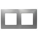 NILOE PLAQUE 2 POSTE ALU 397042