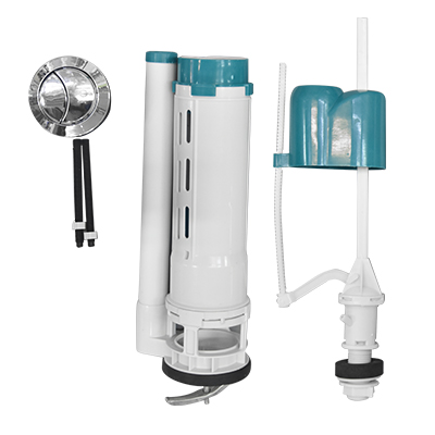 Mecanisme WC complet chasse d eau vertical ent 20mm,SORTIE 50mm 24cm