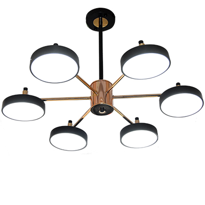 LUSTRE 3 COULEURS Φ700x380 12W X6 66025/6