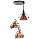 LUSTRE SUSPENDU 3 LAMPES 250mm FZ168